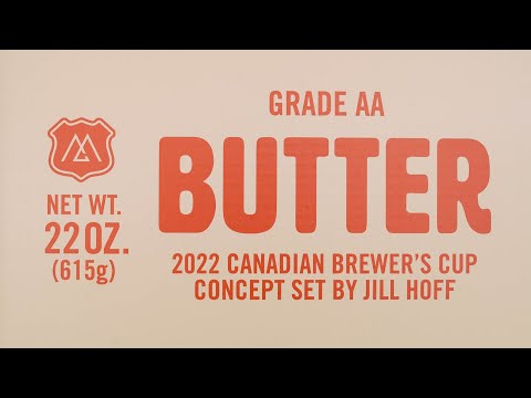 BUTTER | 2022 Brewer's Cup concept set by Jill Hoff