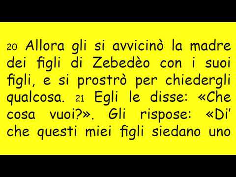 DIARIO SPIRITUALE MB 11/03/2020 - Matteo 20,17-28