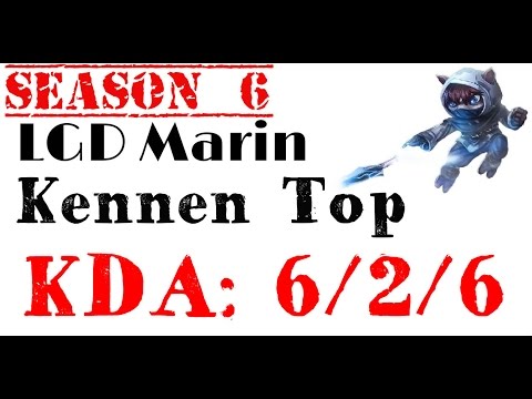 Korea Challenger LOL - LGD Marin - Kennen Top lane (Feb 22, 2016)