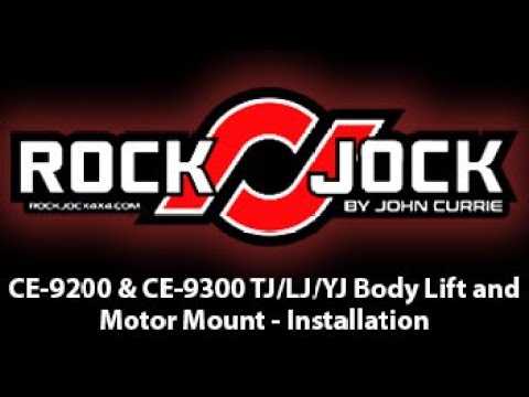 RockJock's Jeep TJ 1" Body Lift and 1" Motor Mount Lift Installation
