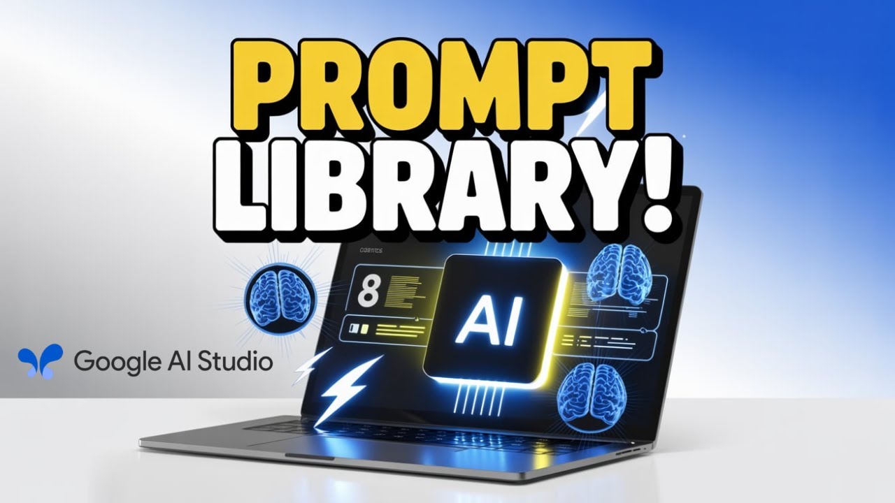 How to Use Prompt Library in Google AI Studio (Beginner to Pro Guide) 🚀