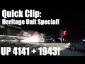 Heritage Unit Special UP 4141 UP1943 QUICK CLIP