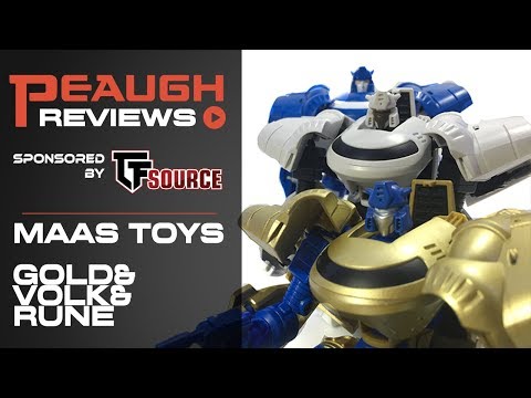 Video Review: Maas Toys VOLK, GOLD, and RUNE