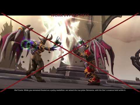 Mal'Ganis(Cutscene) - Where Dreadlords Dare Chain of Domination Shadowlands 9.1