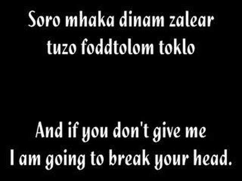 Bebdo (Drunkard) - The Konkani Song