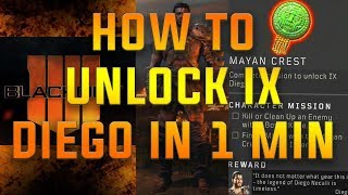 HOW TO UNLOCK IX DIEGO IN BLACKOUT! CALL OF DUTY BLACK OPS 4 BLACKOUT CHARACTER UNLOCK GUIDE!
