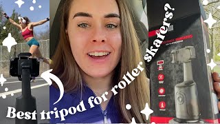How to LEVEL UP YOUR ROLLER SKATING VIDEOS: Amazon Motion Tracking Tripod Review