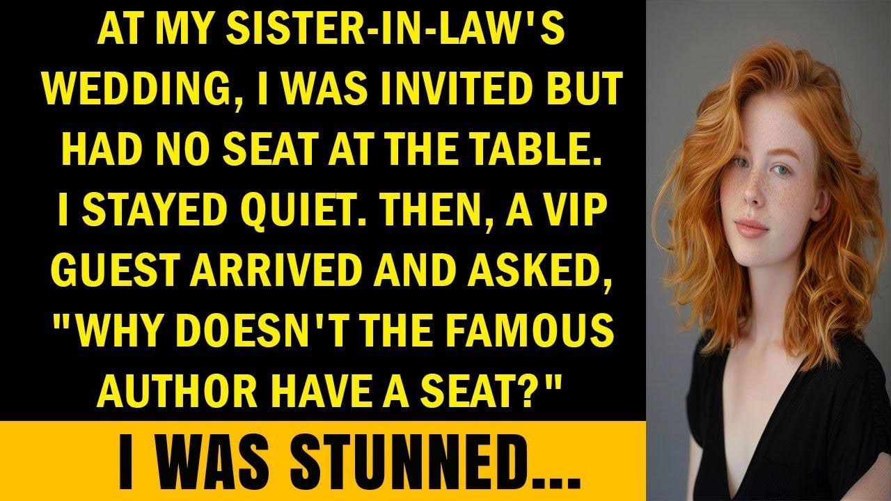 Sister in Law Insulted Me as 'Dirty' at Her Wedding—She Gave My Seat to a VIP Instead!