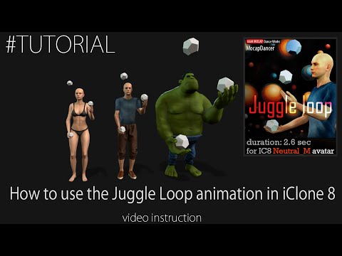 A&M - Juggle Loop - animation (110 bpm) - iClone/Motion - Reallusion ...