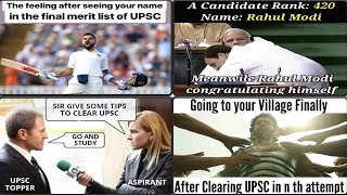 UPSC Result Best Funny Memes and Videos  IAS Memes