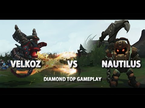 Vel'Koz Top Gameplay Season 7 No Tanks - League of Legends