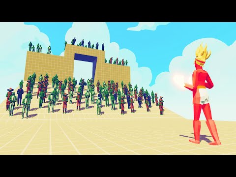 100x ZOMBIES vs BOSS UNITS | TABS ⚔️ Totally Accurate Battle Simulator ⚔️