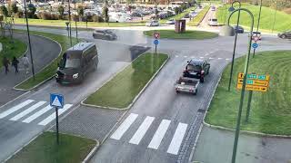 Roundabout driving Norway