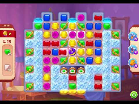 HomeScapes Level 3566 no boosters (12 moves)