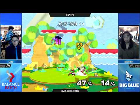 NGPU 29 SSBM - DBJ | Joyboy (Fox) vs. Klaps (C. Falcon) - Melee LQF
