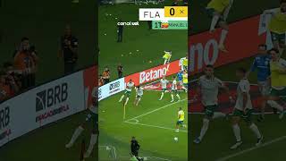 FLACO LÓPEZ ABRE O PLACAR PARA O PALMEIRAS NO MARACANÃ E DÁ TAPA NA BANDEIRINHA DO FLAMENGO