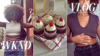 WEEKEND VLOG AESTHETIC | Bake with US | UO Haul | Labor Day Brunch
