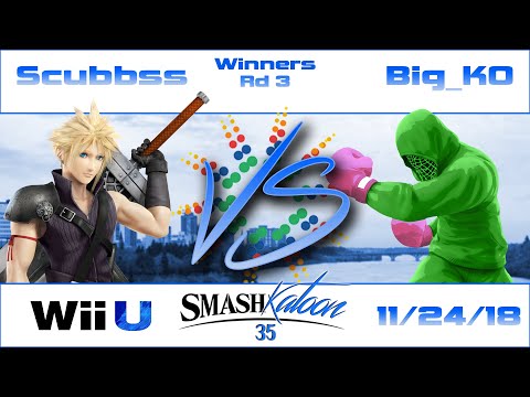 Scubbss (Cloud) vs. Big_KO (Mac) - Winners Rd 3 - Smashkatoon 35