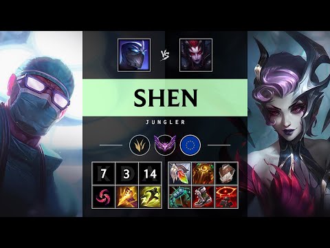 Shen Jungle vs Elise - EUW Master Patch 25.15