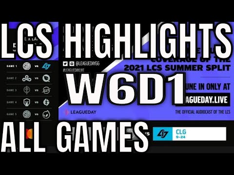 LCS Highlights ALL GAMES W6D1 Summer 2021