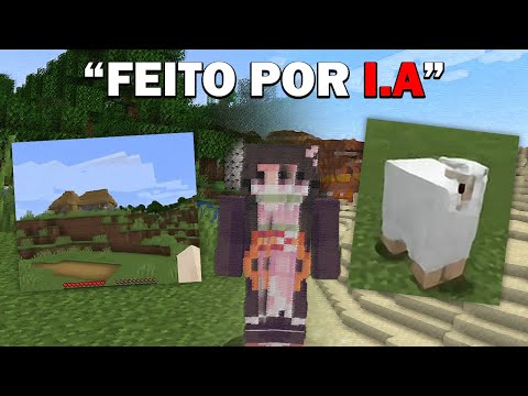 o terrivel minecraft feito com IA (pfv arranque meus olhos)