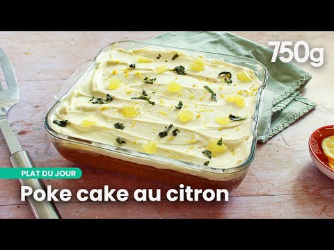 Gâteau percé au citron