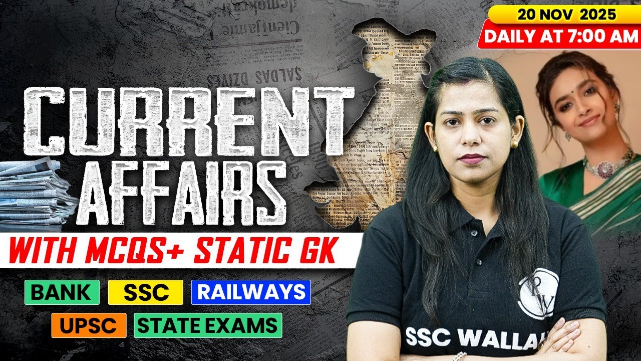Current Affairs Today | 20 November Current Affairs 2025 | Daily Current Affairs | By Krati Mam