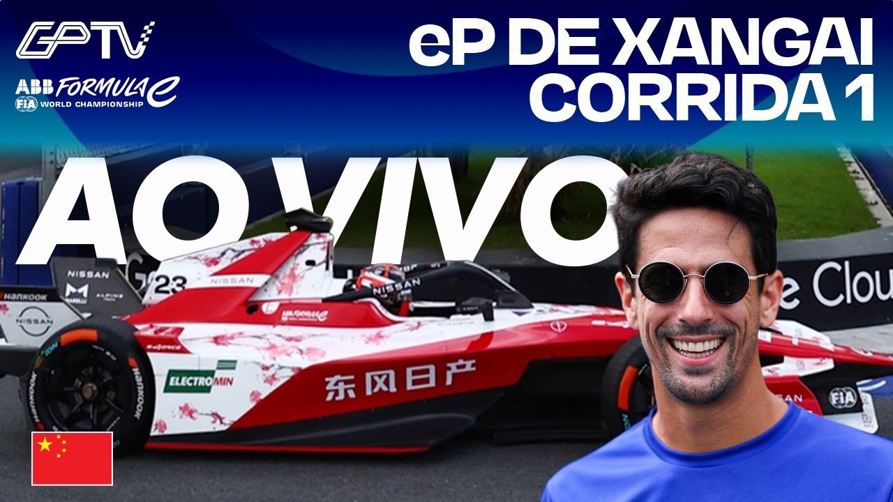 🔴AO VIVO: FÓRMULA E 2026 | CORRIDA 1 eP DE XANGAI COM IMAGENS E DRUGOVICH | 12ª ETAPA