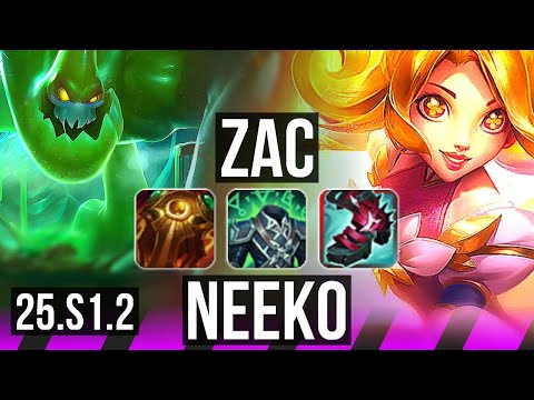 ZAC & Corki vs NEEKO & Kai'Sa (SUP) | KR Master | 25.S1.2