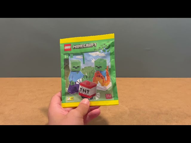 Vídeo relacionado con LEGO Minecraft Mini Set: Minifigura Zombie con Zombie Burning Baby y TNT
