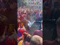 Barcelona Fans Burning Espanyol flag before The Game