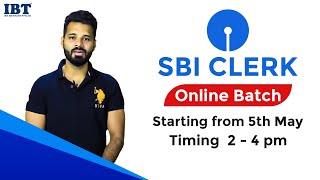 SBI Clerk Live Batch - IBT Online Classes