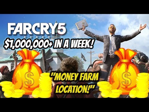 FAR CRY 5:"HOW TO MAKE $1,000,000+ IN A WEEK!"MONEY FARM GUIDE!!"