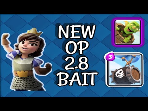 NEW META OP 2.8 LOG BAIT DECK!!-BEST DECK IN CLASH ROYALE RIGHT NOW!!