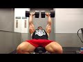Dumbbell chest press