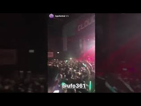 Ufo361 Auftritt beim Hype Festival