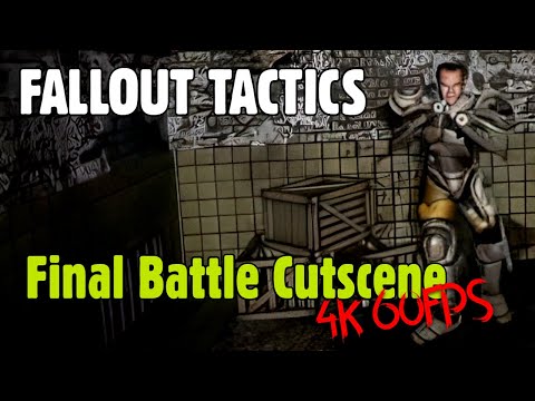 Fallout Tactics - Final Battle - End Game Cinematic // 4K, 60FPS, AI restored