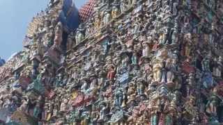 preview picture of video 'India Madurai Meenakshi Amman Temple 2014'