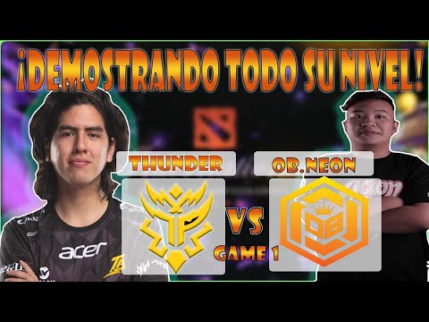 THUNDER PREDATOR VS NEON BO2[GAME 1] ONE ESPORTS SINGAPORE MAJOR - DOTA 2 PRO