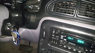 98 dodge caravan ALARM RESET no ensiende 🥶 como areglarlo