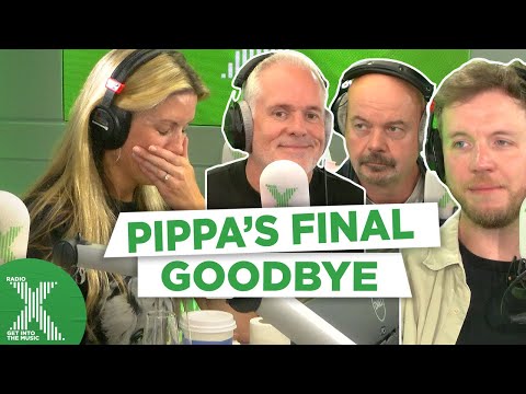 Pippa says goodbye to the Chris Moyles Show listeners as she moves on to her new job 😭