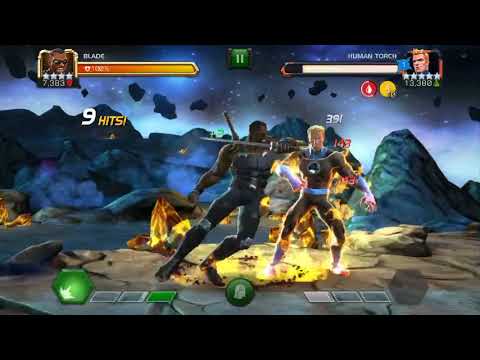 4* blade vs 5* human torch!