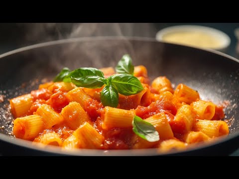 The tastiest tomato pasta in 5 minutes! I would eat it every day!