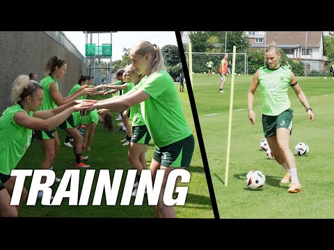 Impressionen vom Spielfeldrand! - So läuft das Training der Wölfinnen 🐺💚