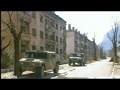 Mostar 1996. Mijo Brajković, Safet Oručević, Šantićeva, Španjolski trg, Bulevar...