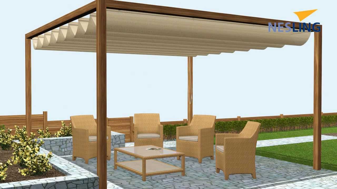 Montage Nesling Coolfit Harmonicadoek (Breedte 3.70 meter)