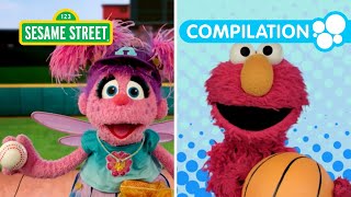 Play Ball! Sports with Elmo and Friends! 🏀⚾🏈 | 1 HOUR Sesame Street Compilation