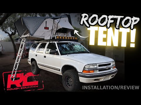 Installing My Rough Country QUEEN SIZE Rooftop TENT!