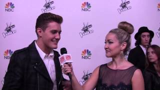 The Voice 2014 Ryan Sill talks about being married to his &quot;secret&quot; wife with Aria Johnson