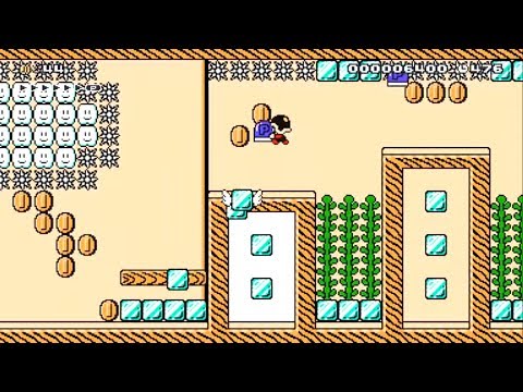 Living Through A Severe Storm!?! by Andrew2121 - SUPER MARIO MAKER - NO COMMENTARY 1bb